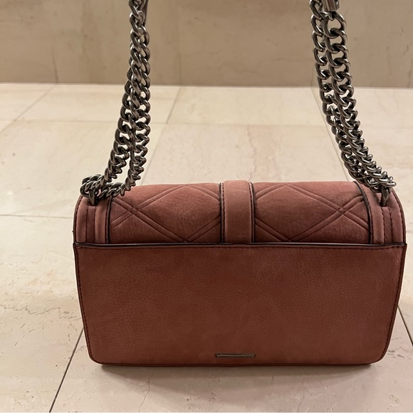 Pink Suede Rebecca Minkoff Handbag - Picture 2 of 4